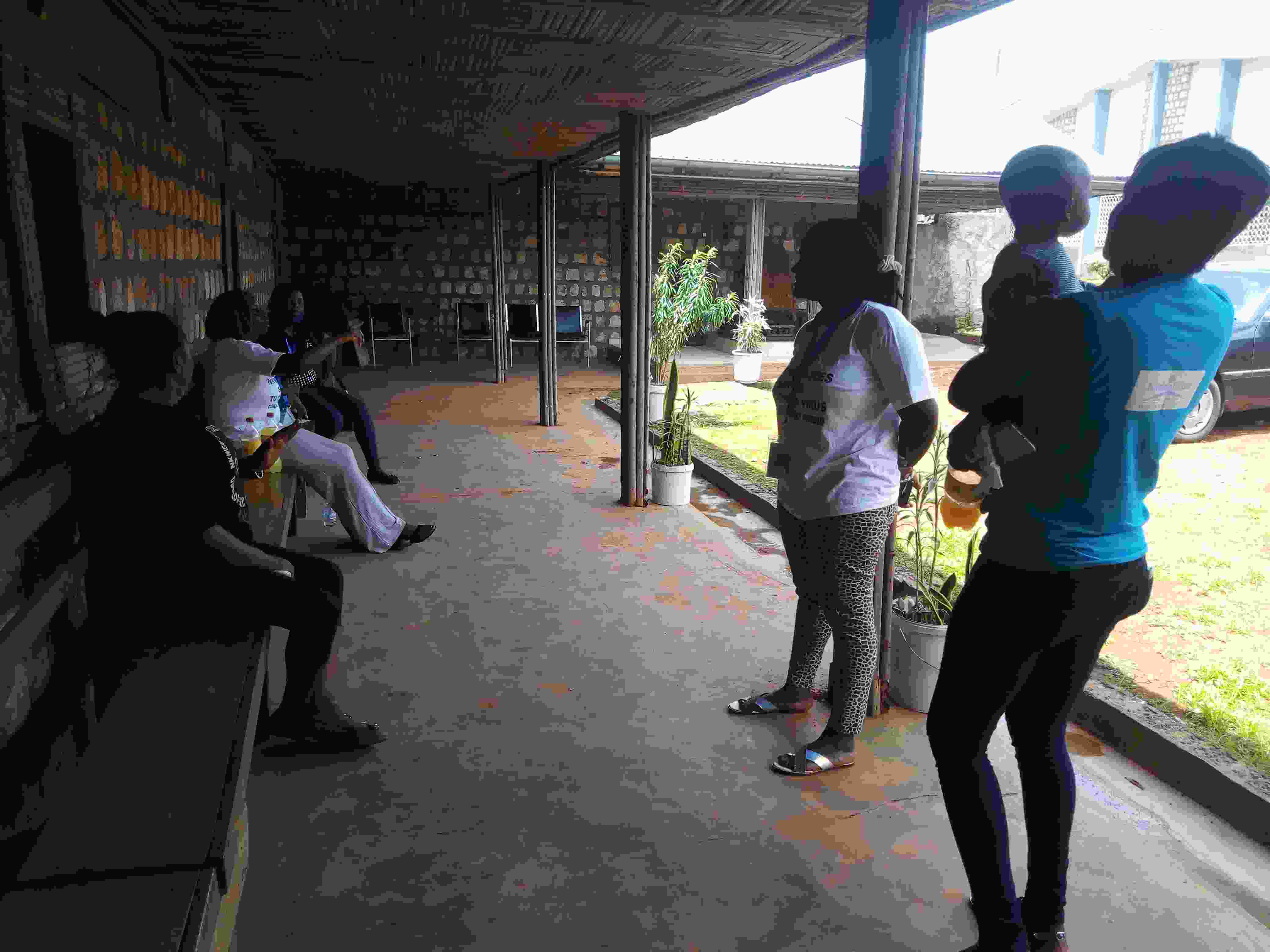 Briefing at Nkwen Palace 1a