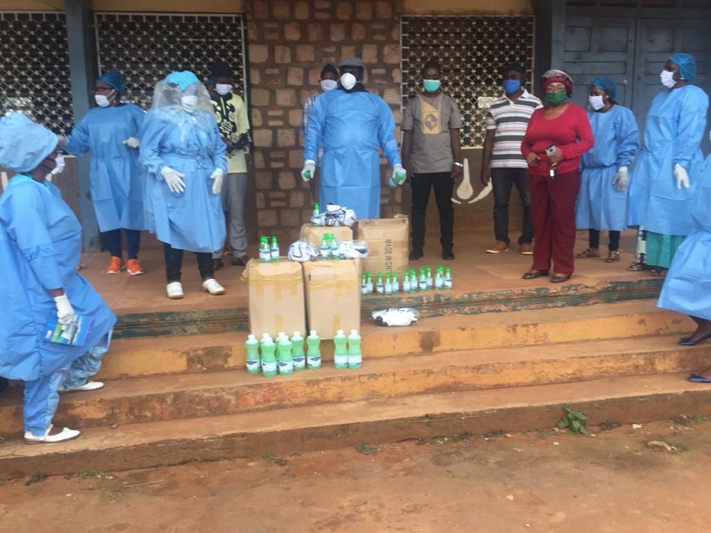 Nkwen Fon in COVID gear